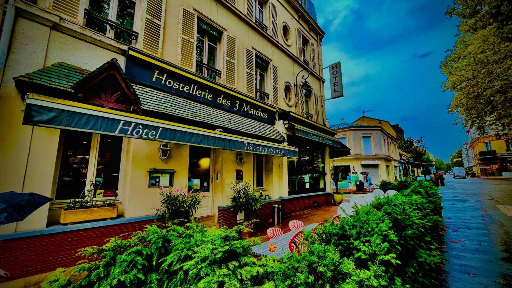 Hotel Des 3 Marches- Logis Hotel Restaurant Le Vésinet Екстериор снимка